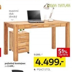 Psací stůl Linea Natura