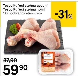 Kuřecí stehna Tesco
