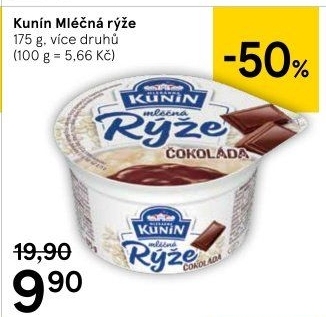 Mléčná rýže Kunín