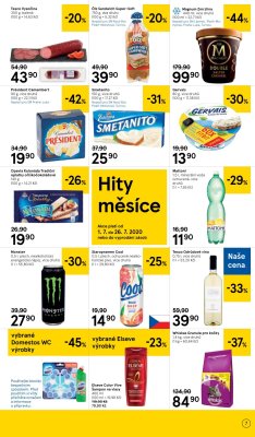 akční leták Tesco 15.7.2020-21.7.2020