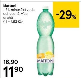 Ochucená voda Mattoni
