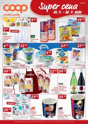 akční leták COOP 15.7.2020-28.7.2020