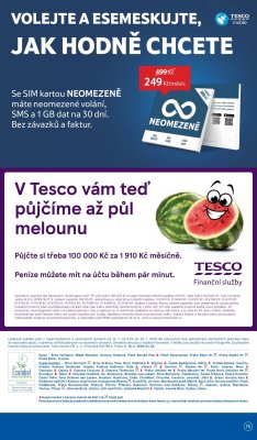 akční leták Tesco 22.7.2020-28.7.2020