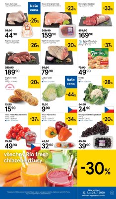 akční leták Tesco 22.7.2020-28.7.2020