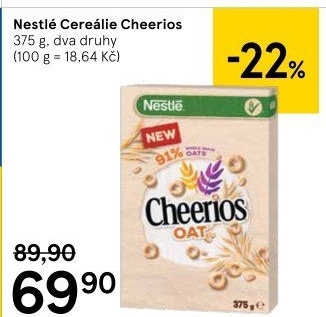 Cereálie Cheerios Nestlé