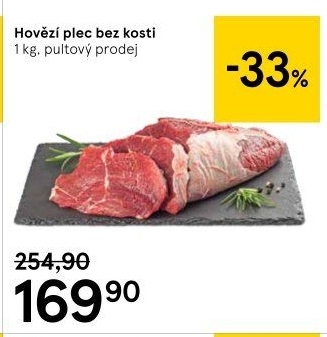 Hovězí plec bez kosti