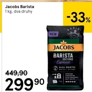 Kávy Barista Jacobs