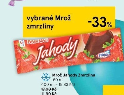 Nanuk Jahody v čokoládě Mrož Prima