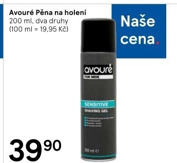 Pěna na holení pánská Avouré