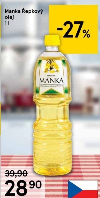 Řepkový olej Manka Fabio