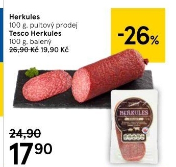 Salám Herkules Tesco