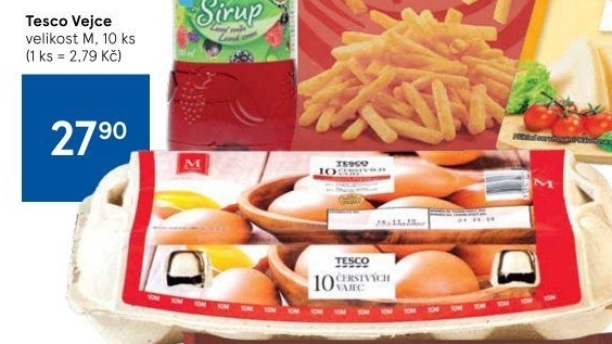 Vejce M Tesco