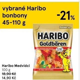 Bonbony medvídci Haribo