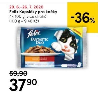 Kapsičky pro kočky Felix Purina