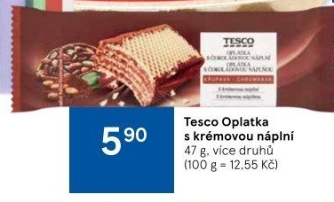 Oplatka Tesco