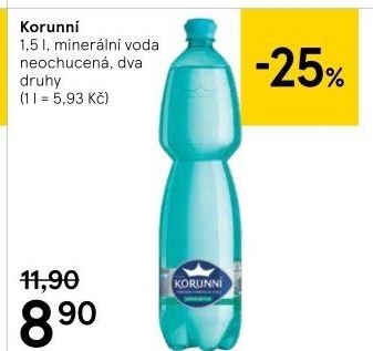 Přírodní voda Korunní