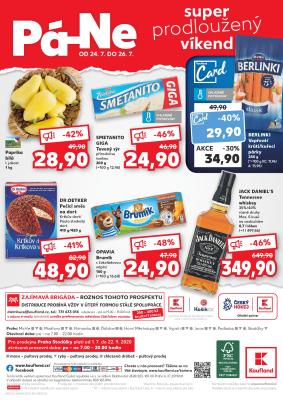 akční leták Kaufland 24.7.2020-26.7.2020