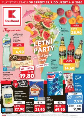 akční leták Kaufland 29.7.2020-4.8.2020