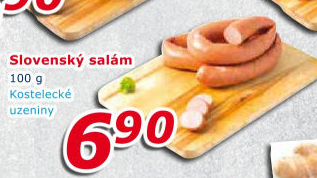 Salám slovenský točený Kostelecké uzeniny