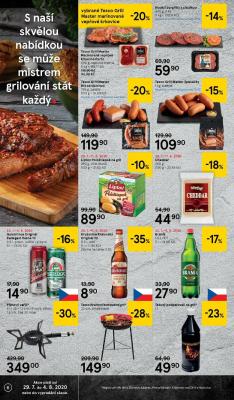 akční leták Tesco 29.7.2020-4.8.2020