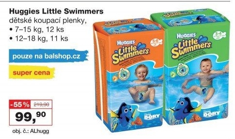 Pleny do vody dětské Huggies Little Swimmers