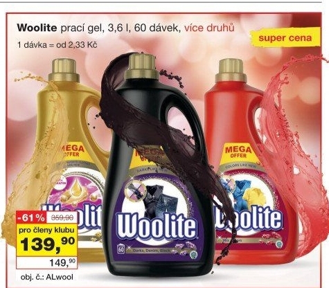 Prací gel Woolite