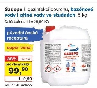 Sanitární kapalina Sadepo Balhome