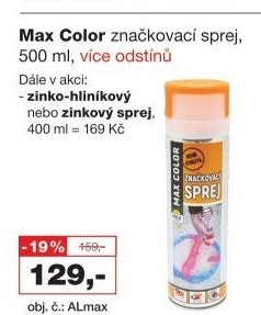 Značkovací sprej Color Max