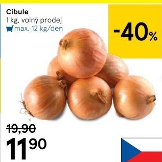 Cibule kuchyňská žlutá