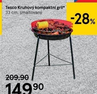 Kulatý gril Tesco