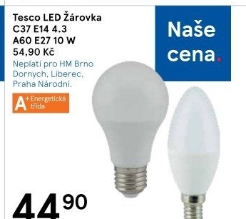 LED žárovka Tesco