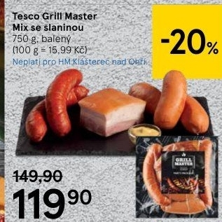 Párty mix Grill Master Tesco