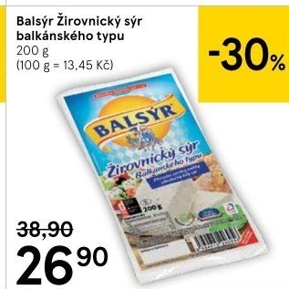 Sýr Balsýr Mlékárna Žirovnice