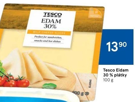 Sýr Eidam 30% Tesco
