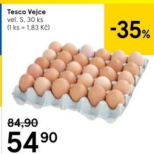 Vejce S Tesco