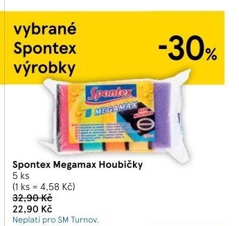 Houbička na nádobí Spontex