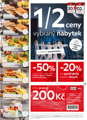 akční leták XXXLutz 27.7.2020-9.8.2020
