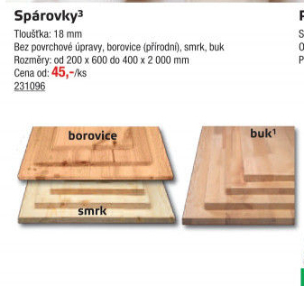 Deska - Spárovka