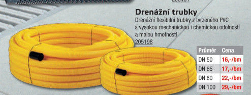 Drenážní trubka