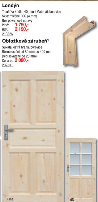 Interiérové dveře