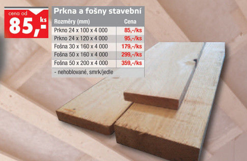 Nehoblované prkno