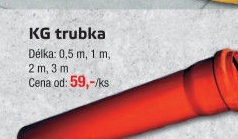 Trubka kanalizační