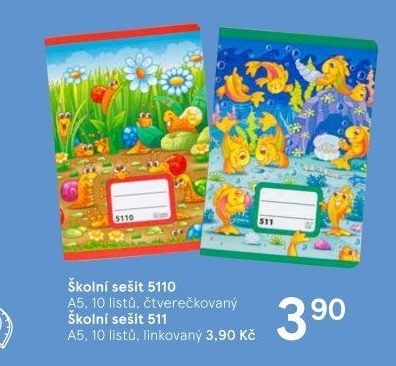 Školní sešit A5