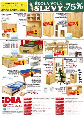 akční leták IDEA nábytek 3.8.2020-14.8.2020
