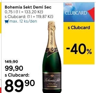 Bohemia Sekt Demi Sec
