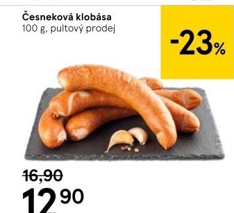 Česneková klobása