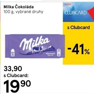 Čokoláda Milka