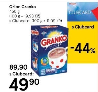Instantní kakao Granko