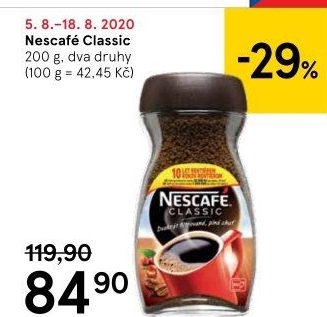 Instantní káva Nescafé Classic