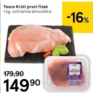 Krůtí prsní řízky Tesco